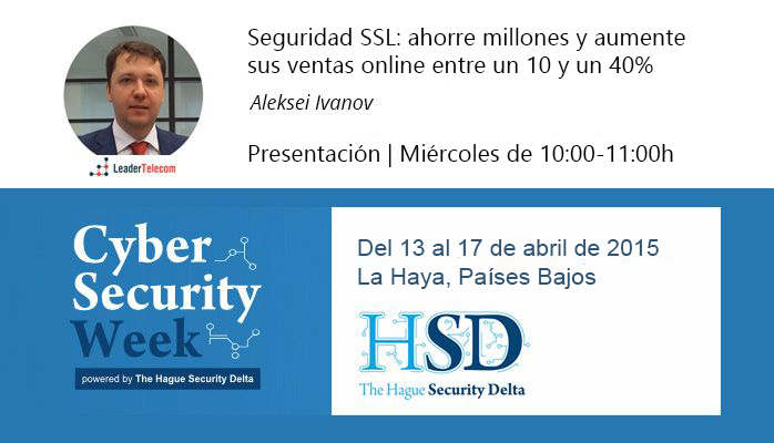 LeaderTelecom en la Semana de la ciberseguridad  en La Haya  Pa ses Bajos
