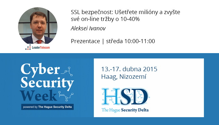 LeaderTelecom na Cyber Security Week  Haag  Nizozem