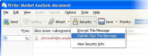 Signing Email