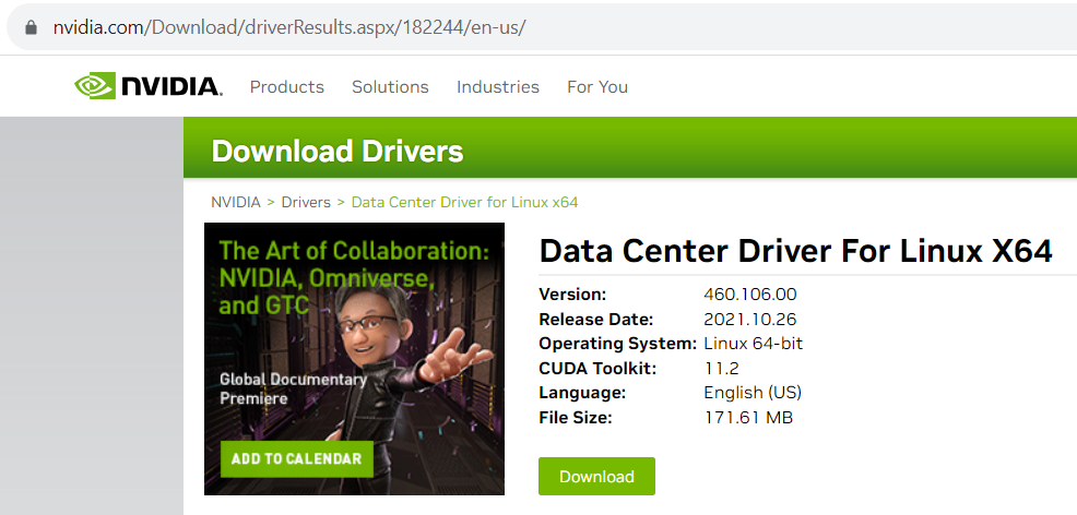 Install Nvidia drivers in Linux