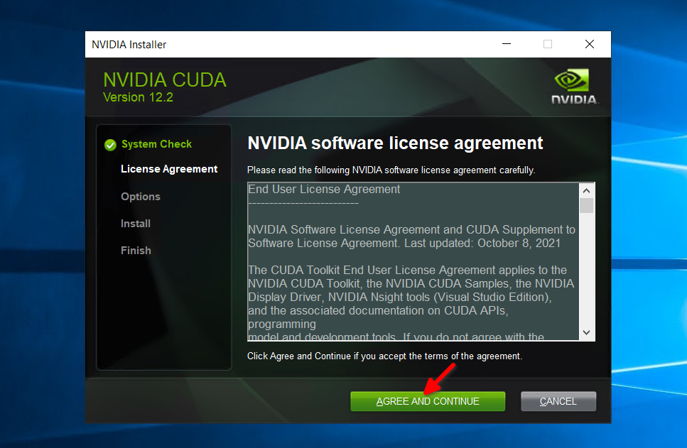 CUDA-Toolkit EULA