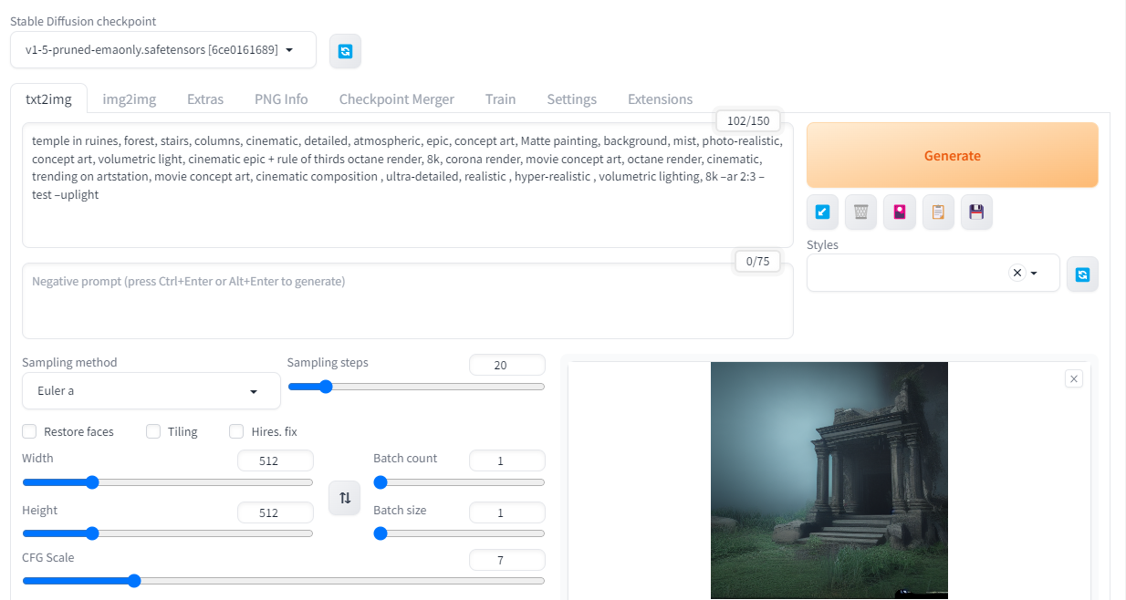 Stable Diffusion WebUI Gradio