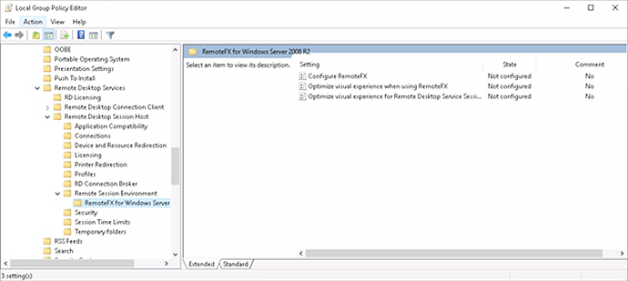 RemoteFX para Windows Server