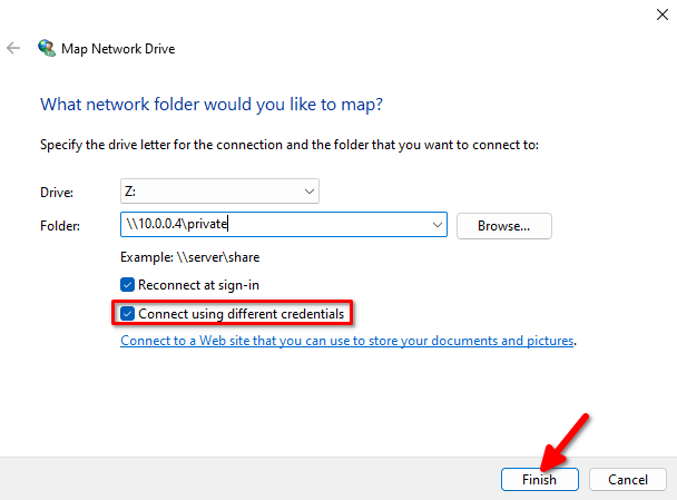 Mount the remote directory