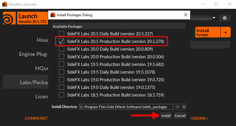 Add Houdini plugin