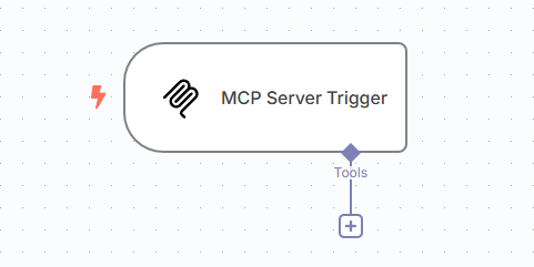 MCP Server Trigger only