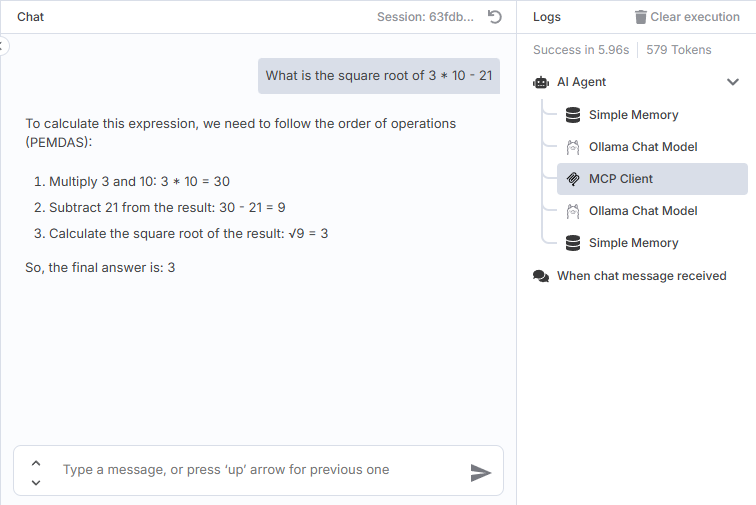 MCP Client calculations example